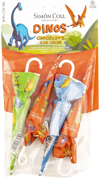 Изображение Шоколад молочный Саймон Колл зонтики динозавры Саймон Колл кор, 60 г