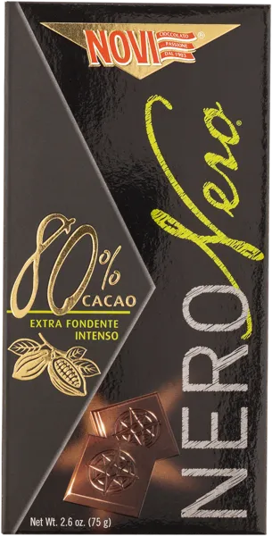 Изображение Шоколад горький 80% Нови неро Эла Дюфур кор, 75 г