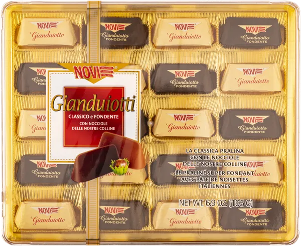Изображение Конфеты ассорти Нови джандуйотто пралине Эла Дюфур п/б, 195 г