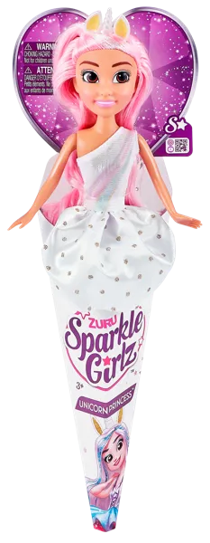 Изображение Кукла Спаркл гёлс принцесса-единорог конус Зуру п/у, 1 шт