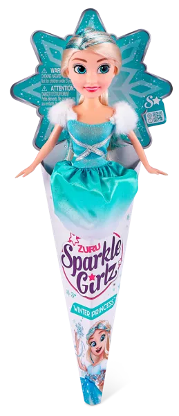 Изображение Кукла в ассортименте Спаркл гёлс зимняя принцесса в конусе Зуру п/у, 1 шт