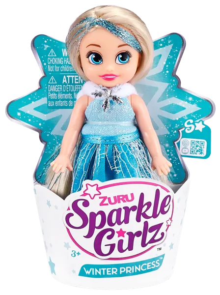 Изображение Кукла мини Спаркл гёлс зимняя принцесса Зуру п/у, 1 шт