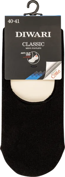 Изображение Подследники размер 25 мужские Конте 16С-17СП черные хлопок Конте СПА к/у, 1 пара