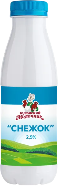 Изображение Напиток 2,5% Кубанский Молочник снежок Ленинградский СК п/б, 450 мл