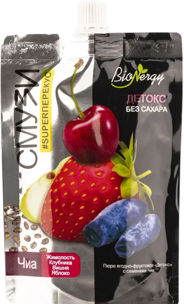Изображение Смузи без сахара Биоэнерджи детокс чиа Сава Томская ПК пауч, 120 г