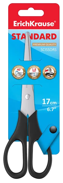 Изображение Ножницы 17см Эрих Краузе стандарт Эрих Краузе , 1 шт