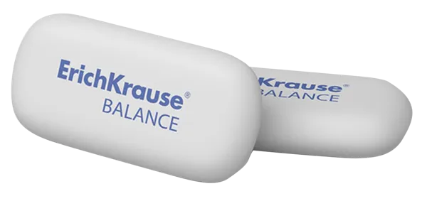 Изображение Ластик белый овальный Эрих Краузе баланс Эрих Краузе , 1 шт