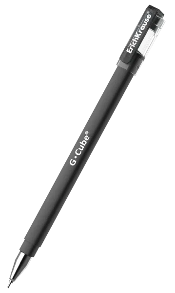 Изображение Ручка 0,5мм черная гелевая Эрих Краузе джи куб Эрих Краузе , 1 шт