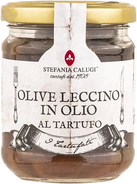 Изображение Оливки в маринаде Стефания Калуджи из Тосканы леччино с трюфелем Калуджи СРЛ с/б, 170 г