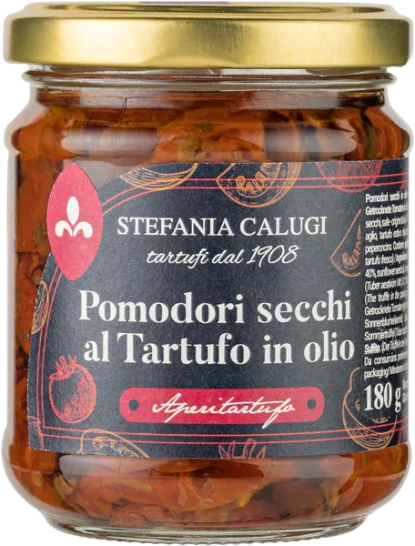Изображение Томаты в подсолнечном масле Стефания Калуджи из Тосканы вяленые с трюфелем Калуджи СРЛ с/б, 170 г