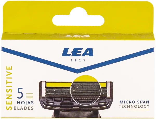 Изображение Кассеты для бритья мужские Леа сенсетив 5 лезвий Ласкарэй к/у, 4 шт