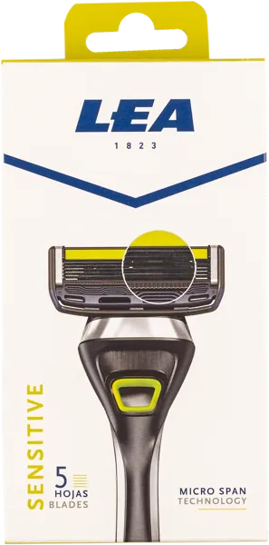 Изображение Станок для бритья мужской Леа сенсетив 5 лезвий Ласкарэй к/у, 1 шт