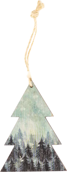 Изображение Елочное украшение 13см Игл Гифтс ель туманный лес Игл Гифтс , 1 шт