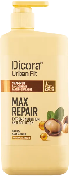 Изображение Шампунь для поврежденн волос Дикора моринга восстановление Нувария Глобал п/у, 800 мл