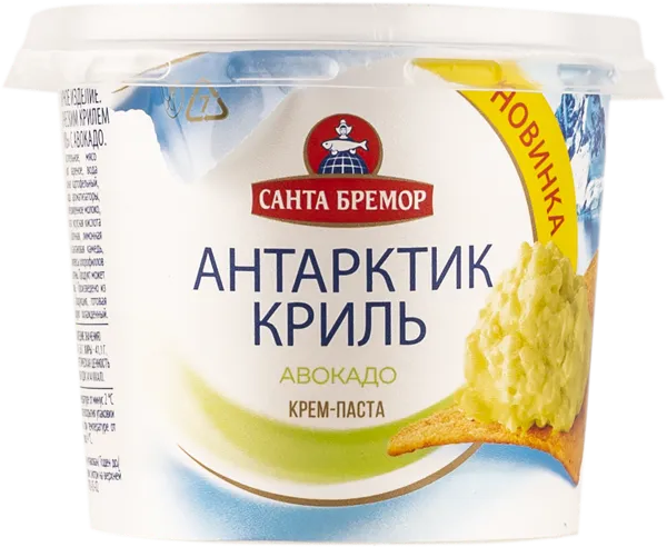 Изображение Паста авокадо Санта Бремор антарктик криль Санта Бремор СП п/б, 150 г