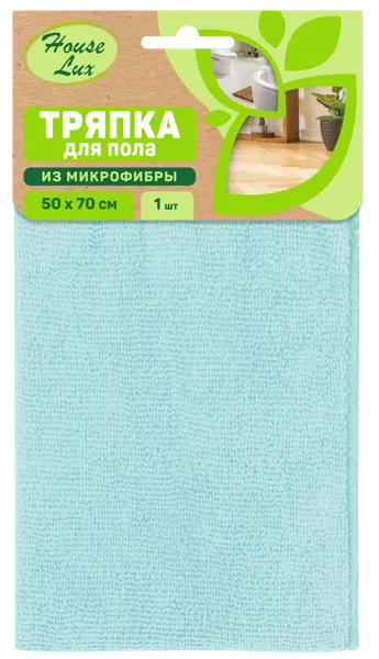 Изображение Тряпка 50*70см для пола Хаус Люкс микрофибра Авангард к/у, 1 шт