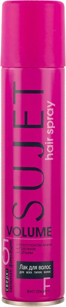 Изображение Лак для волос сверхсильн фик Сюжет волюм Сибиар ж/б, 180 мл