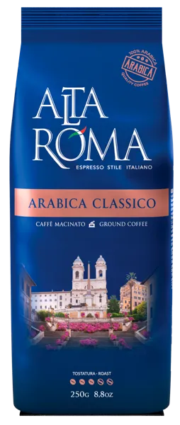 Изображение Кофе молотый Альта Рома арабика 100% классик Алмафуд м/у, 250 г