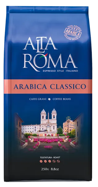 Изображение Кофе в зернах Альта Рома арабика классико Алмафуд м/у, 250 г