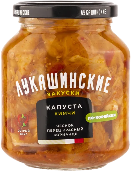 Изображение Капуста Лукашинские кимчи по корейски Оким ПК с/б, 340 г