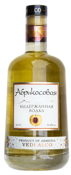 Изображение Водка 45% Веди Алко абрикос выдержанная Веди Алко с/б, 0,5 л
