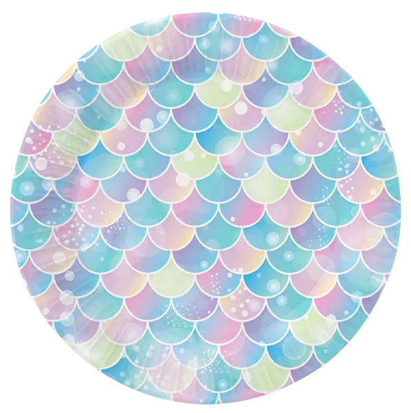 Изображение Одноразовая посуда 18см НД плэй русалка тарелка НД Плэй м/у, 6 шт