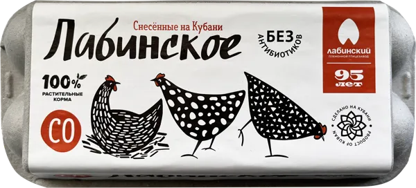 Изображение Яйцо куриное СО Лабинское отборная категория Лабинский ППЗ к/у, 10 шт
