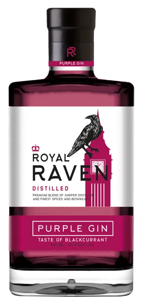 Изображение Джин 40% Роял Рейвен перпл Татспиртпром с/б, 0,5 л