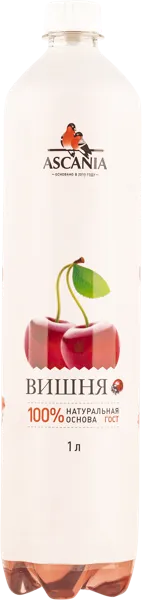 Изображение Напиток газ Аскания вишня Аскания п/б, 1 л