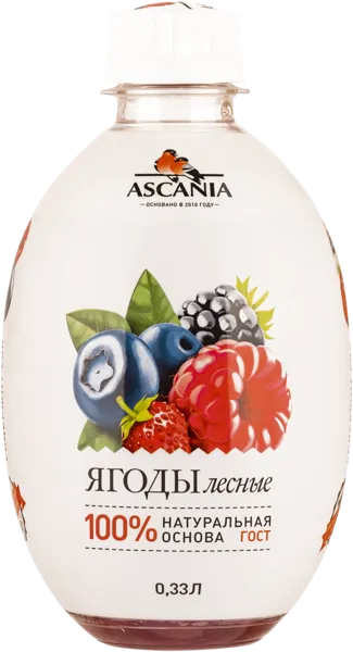 Изображение Напиток газ Аскания лесные ягоды Аскания п/б, 0,33 л