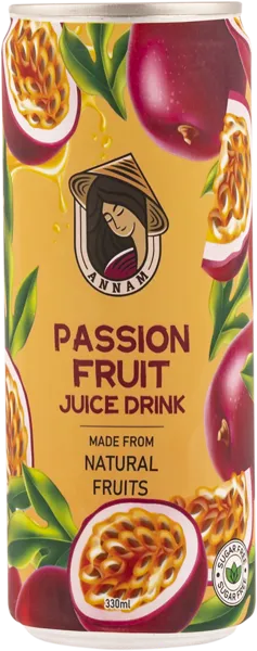Изображение Сок с мякотью Аннам маракуйя Танвьен ж/б, 0,33 л