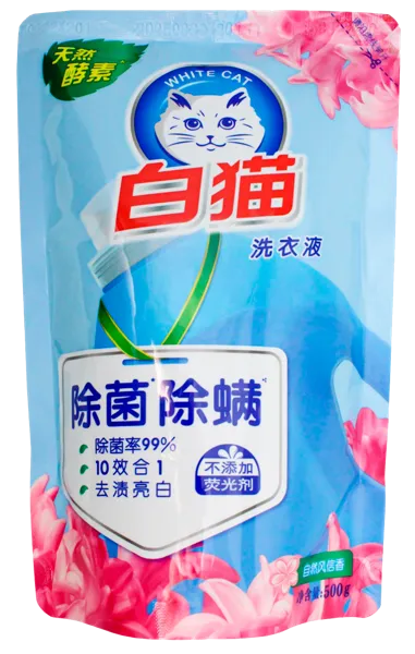 Изображение Средство для стирки жидкое Баимао универсальное Шанхай Хачисон м/у, 500 мл