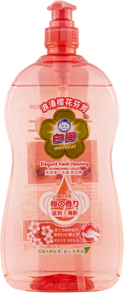 Изображение Средство для мытья посуды Баимао аромат сакуры Шанхай Хатчисон п/у, 1,08 л