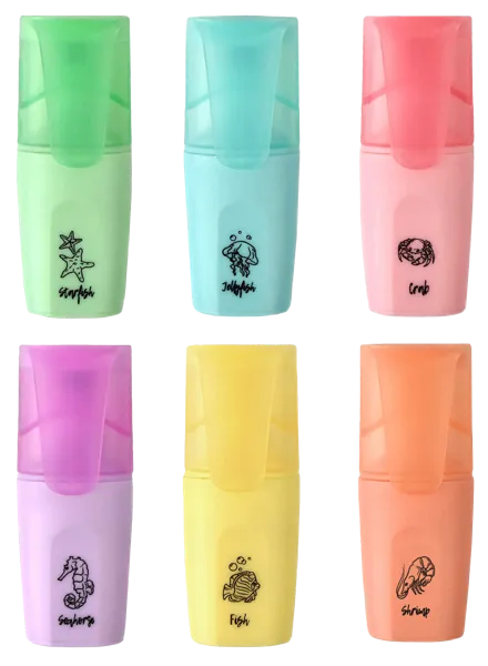 Изображение Текстовыделитель ассорти Феникс+ морские тайны Феникс+ , 1 шт