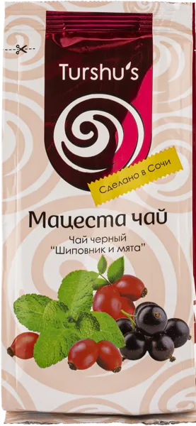 Изображение Чай черный Мацеста чай шиповник мята Мацестинская ЧФ м/у, 75 г