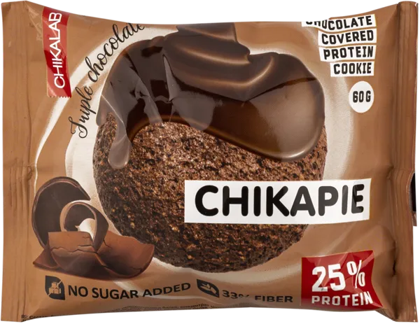 Изображение Печенье протеиновое Чикалаб тройной шоколад Флоупак м/у, 60 г