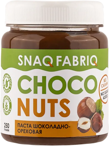 Изображение Паста без сахара Снэк фабрик шоколадно ореховая Фитнес Фуд п/б, 250 г