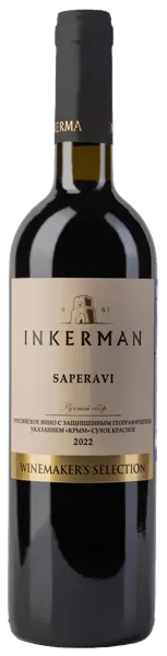 Изображение Вино красное сухое стиль №1 Саперави ЗГУ инкерман Инкерман с/б, 0,75 л