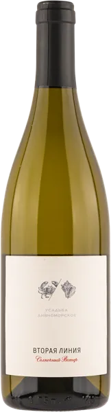 Изображение Вино белое сухое стиль №1 Пино Блан купаж ЗНМП солнечный ветер Дивноморье с/б, 0,75 л