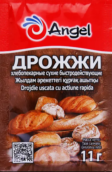 Изображение Дрожжи сухие Ангел Ангел Ист Рус м/у, 11 г