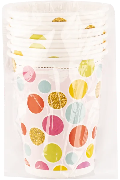 Изображение Одноразовая посуда 250мл Тортик стакан розовый НД Плэй м/у, 6 шт