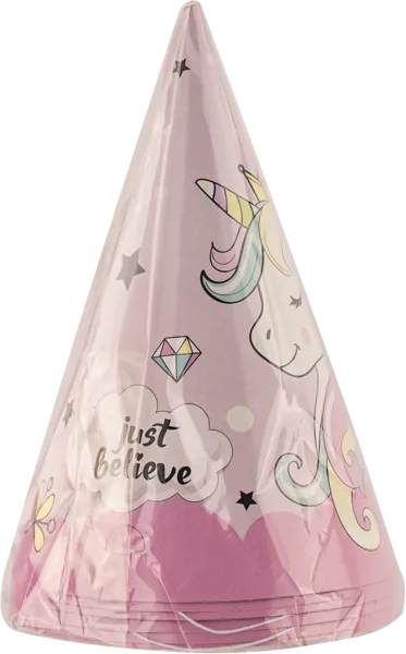 Изображение Колпачки розовые Единорог НД Плэй м/у, 6 шт