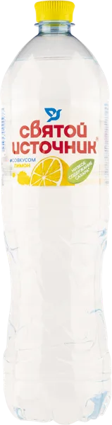 Изображение Вода негаз рН 6,5-7,5 Святой Источник питьевая лимон Юнайтед Боттлинг п/б, 1,5 л