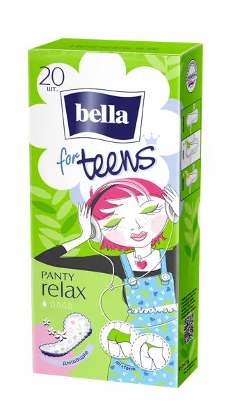 Изображение Прокладки ежедневные Белла фо тинс панти релакс АО ТЗМО С.А. к/у, 20 шт
