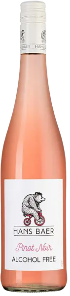 Изображение Вино Розовое 0,5% Безалкогольное ханс баер пино нуар Вайнкеллерай Хехтсхайм с/б, 0,75 л