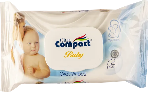 Изображение Салфетки влажные детские Ультра компакт Арсан Кимья м/у, 72 шт