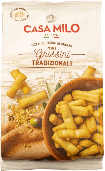 Изображение Гриссини Каза мило из Апулии мини классические Гр.а.м.м. м/у, 150 г