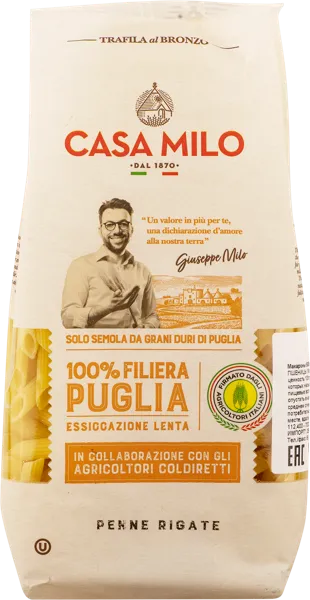 Изображение Макароны из твердой пшеницы Каза мило из Апулии пенне ригате Гр.а.м.м. м/у, 500 г