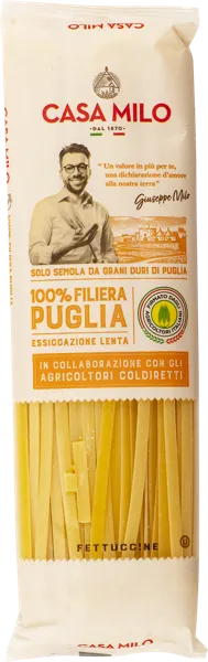 Изображение Макароны из твердой пшеницы Каза мило из Апулии фетучини Гр.а.м.м. м/у, 500 г