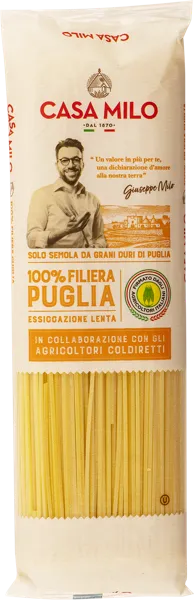 Изображение Макароны из твердой пшеницы Каза мило из Апулии спагеттони Гр.а.м.м. м/у, 500 г